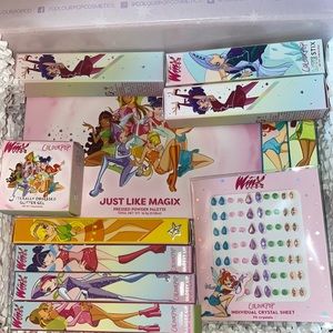 Colourpop cosmetics winx collection.